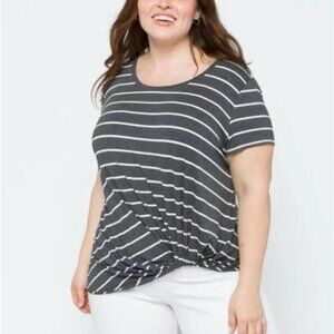 Nine Britton Striped Tee